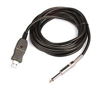 BLASHRD Guitare 3 Mètres pour PC Cable D'Enregistrement USB Adaptateur Interface de Connexion 6.5mm