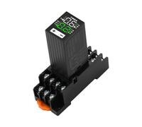 BLASHRD H3Y-4 AC220V Relais Temporisé à Cristaux Liquides Double Temps avec Base Affichage Numérique Contrôle Du Temps de Cycle Retardateur