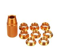 BLASHRD Interrupteur éMetteur Radio avec éCrou Fixe et Clé de pour TéLéCommande RadioLink Futaba JR T8FG T14SG T18Sz T16Sz, Jaune