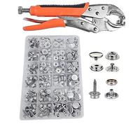 BLASHRD Kit de Fixation à Pression Pinces Réglables Kit D'Outils de Fixation à Pression avec Ensemble de Boutons à Pression avec Ensemble de Boutons à Pression pour Toile, Housses de Bateau