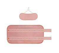 BLASHRD Kit de Pack D' de Ricin RéUtilisable, Sangle éLastique RéGlable en Coton de Bambou Lavable en Machine Anti-Fuite D' (Rose)