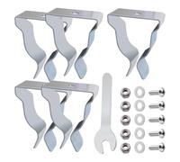BLASHRD Kit de Quincaillerie pour Couvercle de Puits de Fenêtre Clip à Ressort pour Couvercle de Puits de Fenêtre de Sortie Clip de Retenue pour Couvercle de Puits Extérieur