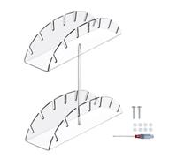 BLASHRD Organiseur Chapeaux pour Casquettes Baseball Organisateur Présentation Chapeaux Baseball en Acrylique à Deux Couches Organisateur Présentation Chapeaux pour