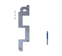 BLASHRD Outil de Rainurage Sans Poignée Outil de Travail Du Bois Outil de Rainurage Du Bois Guide de Rainurage Du Bois pour Armoire de Porte de Placard de Cuisine Gris