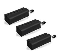 BLASHRD Paquet de 3 Petits à Outils à Outils Polyvalents Sac à Fermeture Éclair à Fond Plat Sac à Outils en Toile Oxford Imperméable Facile à Utiliser Environ 25 X 8,5 X 7 cm
