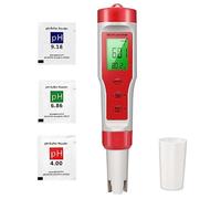 BLASHRD PH-Mètre 4 en 1 avec Fonction PH/TDS/EC/Temp pour la Culture Hydroponique, pour la Culture des Nutriments, le Jardin Intérieur, le Brassage, la Piscine,