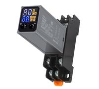BLASHRD Relais de Temps Numérique Contrôle de Temps Retardé Temporisé avec Base Prise AC220V