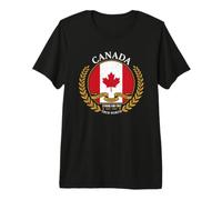 Blason Canada A Mari Usque Ad Mare Est 1867 T-Shirt Haut de Gamme