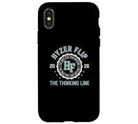 Blason de Golf à Disque Hyzer Flip Thinking Line Coque pour iPhone X/XS