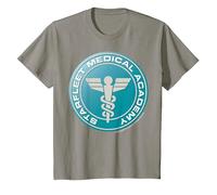 Blason de l'Académie médicale Star Trek Starfleet T-Shirt, Enfant, Ardoise, 6 Ans