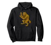 Blason de loup-garou Renaissance Fantasy Monstre héraldique médiéval Sweat à Capuche