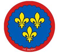 Blason Du Berry - 10 Cm - Sticker/Autocollant