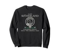 Blason du Clan Sutherland, nom de Famille, Patrimoine écossais Vintage Sweatshirt