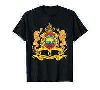 Blason du Maroc & Drapeaux du pays du monde, amoureux de la géographie T-Shirt