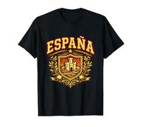 Blason du Patrimoine de l'Espagne | Drapeau de l'Espagne Vintage T-Shirt