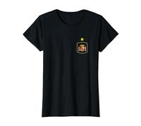 Blason Espagne T-Shirt, Femme, Noir, S
