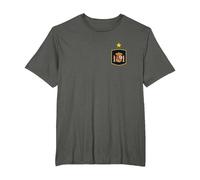 Blason Espagne T-Shirt, Homme Grandes Tailles, Asphalte, 5X Tall