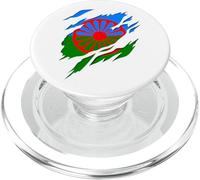 Blason et Drapeau Gitan, Romani, calé, Design 3D PopSockets PopGrip pour MagSafe
