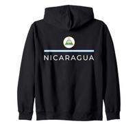 Blason National du Nicaragua et Symbole du Drapeau Sweat à Capuche