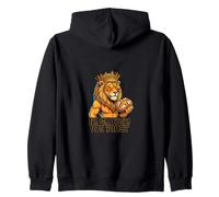 Blason rétro du Roi Lion Baker in Gluten We Trust Sweat à Capuche
