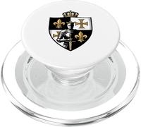 Blason Royal Français Chevalier Fleur de Lys Médiéval PopSockets PopGrip pour MagSafe