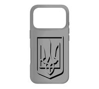 Blason Ukraine Gerfalke Trident Blason comme Ombre de Frappe Coque pour iPhone 17 Pro