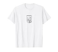 Blason Ukraine Gerfalke Trident Blason comme Ombre de Frappe T-Shirt Graphique avec Valeur