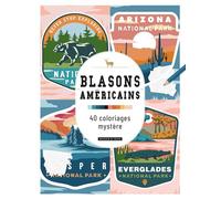 Blasons américains - 40 Coloriages mystère !