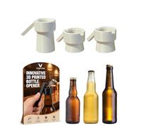 Blast Cap Décapsuleur Blaster, Lanceur de Bouteilles, Gadget Imprimé 3D pour Bière, Soda et Vin, Convient pour 300 ml 500 ml, Cadeau Fantaisie Parfait pour Adultes (Noir-2SET#)