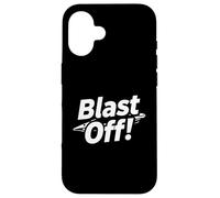 Blast Off! Rocket Ship Space Launch Design Coque pour iPhone 16