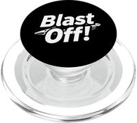 Blast Off! Rocket Ship Space Launch Design PopSockets PopGrip pour MagSafe