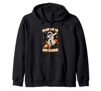 Blast Off to 3rd Grade Funny Astronaute Back to School Sweat à Capuche