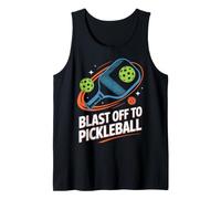 Blast Off to Pickleball - Design Space Paddle Débardeur