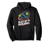 Blast Off to Pickleball - Design Space Paddle Sweat à Capuche