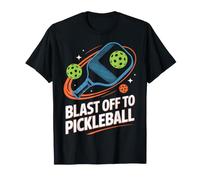 Blast Off to Pickleball - Design Space Paddle T-Shirt