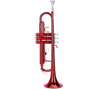 Blast Trompette Trompette Instrument de Musique Trompette Professionnelle Trompette Instrument en Laiton Bonne Résonance Ton Fin Débutant Jouant (rouge)