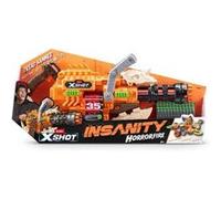 ZURU Blaster à ceinture XSHOT Insanity HorrorFire Dread Hammer – 35 fléchettes, portée 30 m