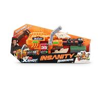 Blaster a Ceinture - ZURU - XSHOT Insanity HorrorFire Dread Hammer - Blaster avec ceinture de 35 fléchettes et portée de 30 me