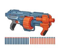 Nerf Pistolet Elite 2.0 Shockwave RD-15, barillet rotatif 15 fléchettes, 30 fléchettes, Orange