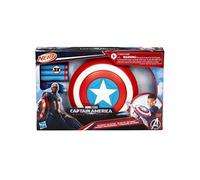 Marvel Comics Pistolet Nerf Skyshot Captain America Brave New World avec bouclier pour déguisement