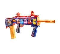 XSHOT Blaster Skins Pro Series 1 Pac-Man Long Shot par ZURU avec 40 Fléchettes, Fléchettes avec Technologie Air Pocket, Jouet d'extérieur pour garçons et Filles, Adolescents et Adultes