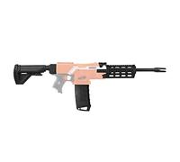 Blasterparts - Kit de carrosserie M416 - Kit de mise à niveau de mod pour NERF N-Strike Elite Phoenix CS-6 et Stryfe - Set de 12 pièces - Noir - Blaster Modding & Accessoires