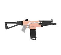 Blasterparts Mod Upgrade Kit pour Nerf Stryfe SMG-Kit 1 : MP5 - Noir - avec Rallonge de Canon, Support D'épaule, 12 Dart Clip Magazin