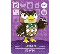 Blathers 202 Carte Amiibo Motif Nintendo Animal Crossing Happy Home