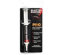 Blattes Buster Gel Anti-Cafards 10g Professionnel - Insecticide Appât Puissant à Action Rapide - Élimine Cafards et Blattes - Protection Longue Durée pour Intérieur