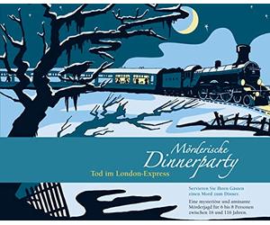 Blaubart Verlag - BLA00002 - Jeu de société "Mörderische Dinnerparty, Tod im London-Express" - Langue: allemande