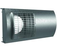 Blauberg Grille extérieure combinée pour les systèmes de la série KOMFORT - chrome - 160 mm - 8098611