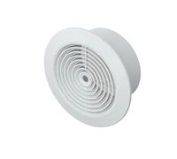 Blauberg UK DPR rond Cercle Coque 125, grille de mur et plafond, Blanc, 125 mm