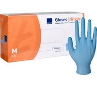 Gants nitrile bleu Abena Classic Sensitive 3,2 grammes (lot de 10x100) S (6-7)