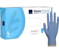 Gants nitrile bleu EPAIS Abena Excellent 4,7 grammes (lot de 10x100 pcs) M (7-8)